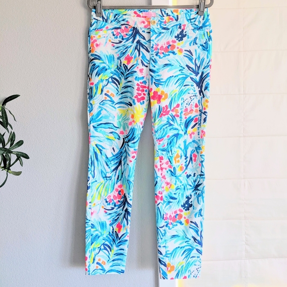 Lilly Pulitzer Pants - Lilly Pulitzer Serene Blue Kelly pants